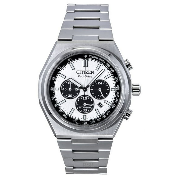 Citizen Zenshin Chrono Chronograph Silver Dial Men's Watch CA4610-85A