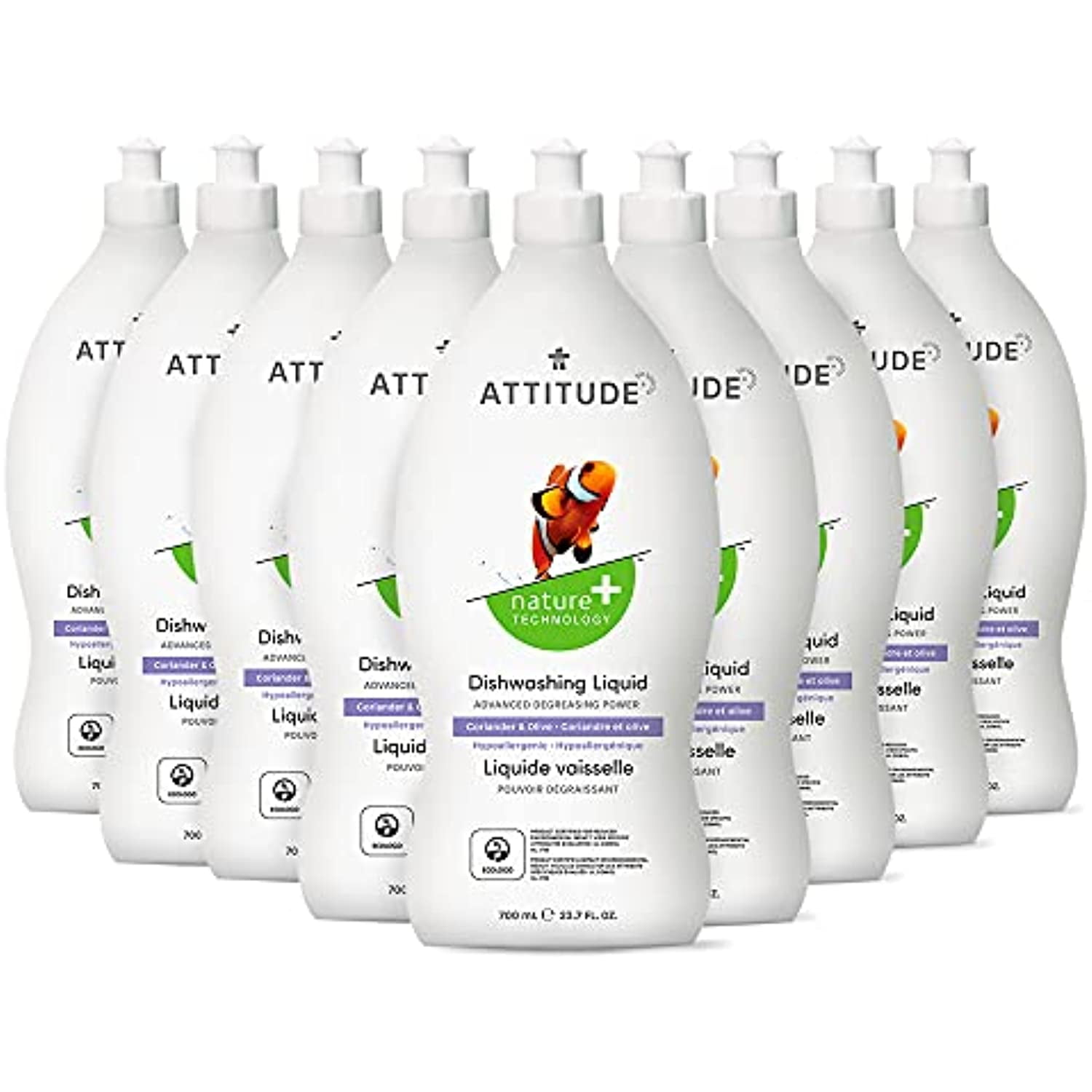 Attitude Liquid Dish Detergent, Plant And MineralBased Ingredients, Effective Dishwashing Soap
