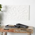 thumbnail image 2 of DecMode White Metal Dimensional Abstract Wall Decor, 2 of 10