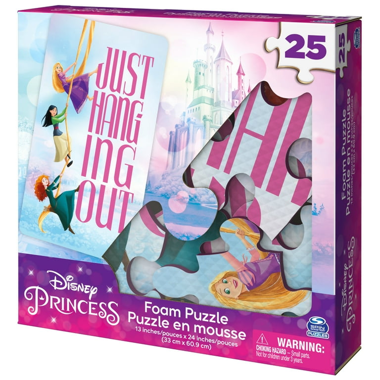 Spin Master Games Disney Princess Foam Jigsaw Puzzle, 25-Piece