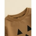 thumbnail image 6 of Suealasg Newborn Baby Boys Girls Halloween Clothes Long Sleeve Pumpkin Print Sweatshirt Romper Bodysuit Jumpsuits 3 6 12 18 Months Infant Fall Playsuit, 6 of 7