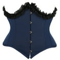 thumbnail image 1 of Pisexur Robe de Cour pour Femmes en Dentelle Patchwork Couleur Gothique Tenue de Soirée de Cour Modelante, 1 of 7