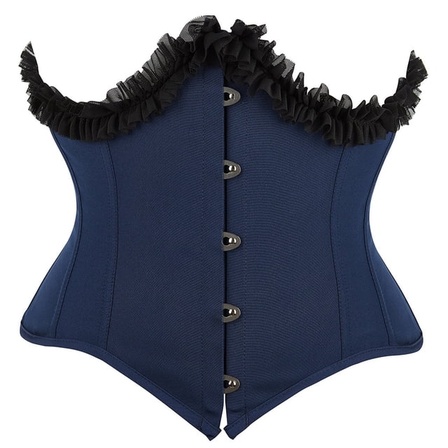 Pisexur Robe de Cour pour Femmes en Dentelle Patchwork Couleur Gothique Tenue de Soirée de Cour Modelante