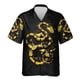 thumbnail image 5 of Camisa hawaiana con estampado de serpiente de terror para hombre, divertida camisa hawaiana con estampado 3D de serpiente, blusas casuales de verano de manga corta con solapa, 5 of 5