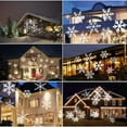 thumbnail image 5 of TOPCHANCES Christmas Snowflake Projector Lights, Waterproof White Snowfall Light Projector for Indoor Outdoor Xmas New Year Party, 5 of 10
