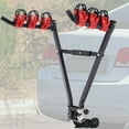 thumbnail image 3 of Qiilu Bicycle Carrier Car Van Rack,3601 Steel Car Bicycle Carrier Automobile Tail Tow Mount Hanger Van Rack Accessory,Car Tail Bike Hanger, 3 of 8