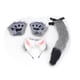 thumbnail image 1 of Diadema De Felpa Con Cola, Conjunto De Orejas, Lobo De Piel Sintética De Alta Simulación, 1 of 7
