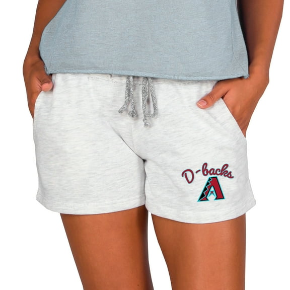 Women's Concepts Sport Ash Arizona Diamondbacks Mainstream French Terry Tri-Blend Shorts