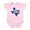 Petal Pink, variant on CafePress - Made In Austin Infant Bodysuit - Baby Light Bodysuit, Size Newborn - 24 Months
