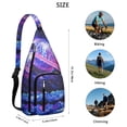 thumbnail image 3 of Astronomy Sling Backpack - Detailed Solar System Design Shoulder Bag, Compact Pack for Essential Carry & Daily Use, 3 of 4