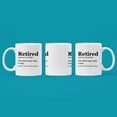 thumbnail image 3 of Retired Definition Mug I Do What I Want Retirement Gifts Ceramic Mug 11oz White, 3 of 5