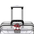 thumbnail image 3 of Rocae Chillin with My Gonme for Leather Luggage Baggage Tags ID Label Privacy Cover ID Label with Stainless Steel Loop and Address Card, 3 of 5