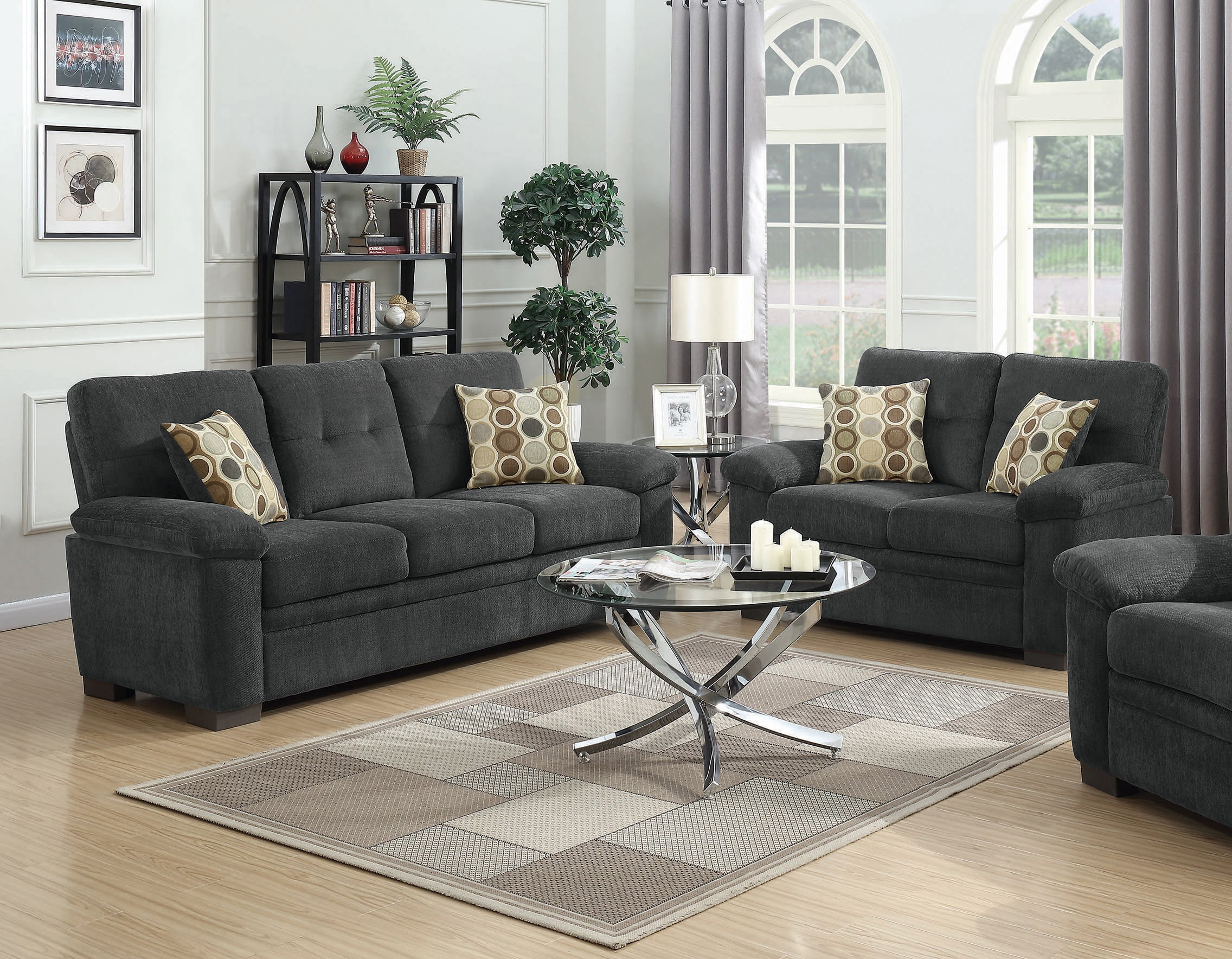 Fairbairn Upholstered Tufted Living Room Set