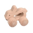 thumbnail image 3 of Juguetes de madera para bebés Montessori, juguetes educativos para edades tempranas, decoración, juguetes recreativos, fuerza de agarre amigable para conejo, 3 of 10