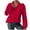Red, variant on UAMVSH Womens Sweatshirts Trendy Fall 1/4 Zipper Lapel V-Neck Tops Clothes Casual Long Sleeve Business Work Dressy Pullover(3X-Large,Khaki)