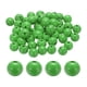 thumbnail image 1 of Uxcell 50 piezas de cuentas de madera verde profundo de 20 mm, cuentas redondas sueltas con agujero grande de 4.5 mm para joyería, collares y pulseras., 1 of 7