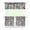 Crab, variant on 3 PCS Papaya Print Kitchen Curtains Set - Tropical Fruit Pattern Tier & Valance Window Treatment, Semi-Sheer Farmhouse Cafe Curtains with Rod Pocket, 54x18 + 2x27.5x24 Inch, Kawaii Cartoon Decor