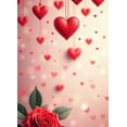 thumbnail image 4 of Heart Balloons Backdrop Background Wall Banner Valentines Day Party Decorations Romantic Celebration Event Decor Wedding Photography Prop, 4 of 4