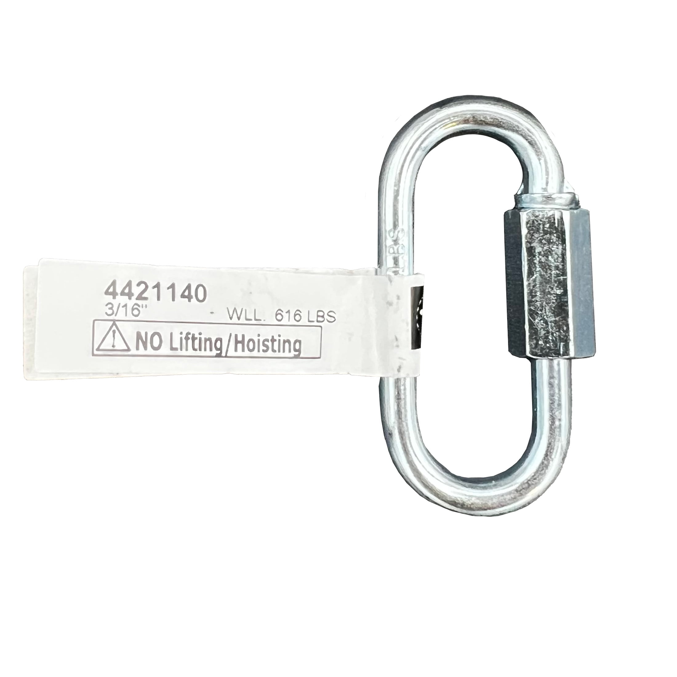 3/16" Quick Link, 20 Piece, Zinc, UPC Tagged, Peerless Chain #4421140