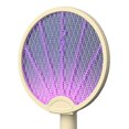 thumbnail image 3 of Swatter Mosquito Plegable 3in1 Con Lámpara Insecto Base Recargable () Amarillo, 3 of 9
