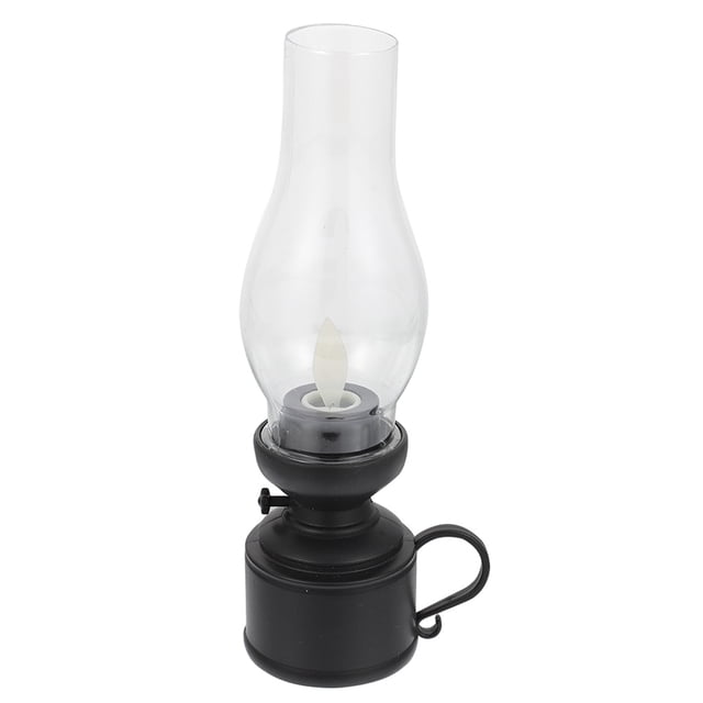 ColoMX Retro LED Kerosene Lámpara Decoración Hogar Vintage LED CHEROSENE Adorno de luz