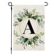 thumbnail image 2 of Letter A-Z Floral Garden Flag 12x18 Inch Double Sided Outside, Family Last Name Initial Yard Outdoor Decoration 1 Pcs, 2 of 8