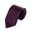 Dark Purple-FY, variant on Mens Solid Color Satin Necktie Classic Plain Smooth Silk Like Tie For Formal Business Office Wedding Party Groom Prom And Daily Wear,White,M