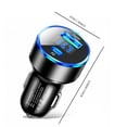 thumbnail image 4 of Adaptador Cargador Coche 20 W USB 3.0 PD Tipo C 2 Puertos Cargador Coche (negro), 4 of 8