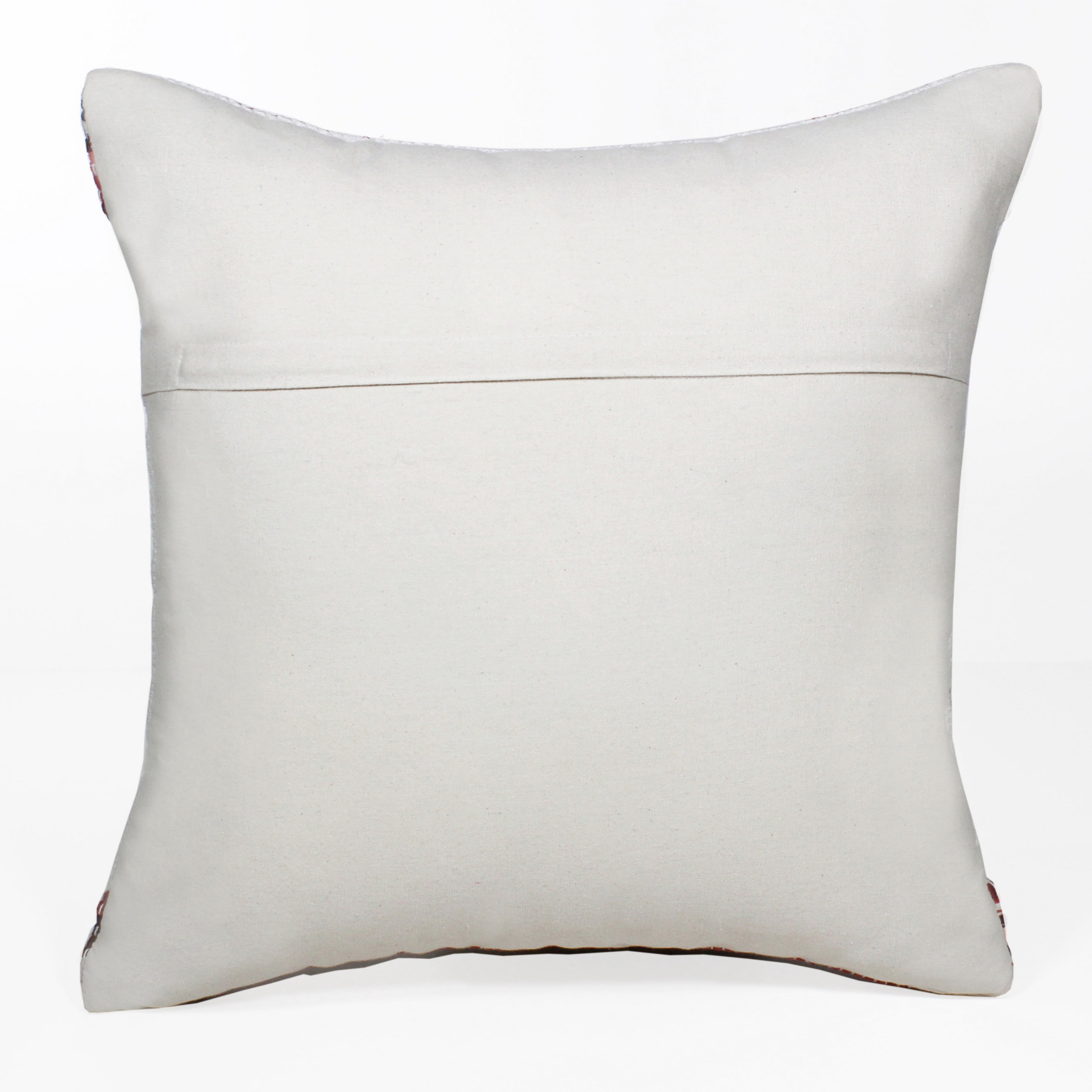 Harlow Hill Naomi 20" x 20" Geometric Cotton Blend Adult Decorative Feather Filled Pillow, Red/White/Multi