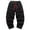a-Black52175, variant on Mens Solid Color Plush Lined Jogger Pants Contrast Drawstring Elastic Waistband Soft Thermal Trousers For Cold Weather Casual Wear Stylish Bottoms