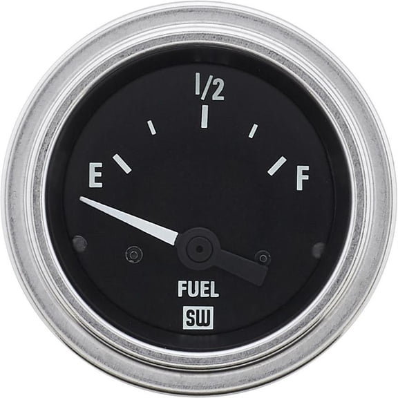 Stewart Warner 82303 Deluxe-Series Fuel Level Gauge 2-1/16 in. (52 mm) Diameter