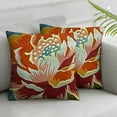 thumbnail image 3 of BANET and Cushion Cover Colorful Flower Lumbar Throw Pillow Japanese Pillow for Living Room Bedroom Set of 2 Pillow 20x20in, 3 of 7