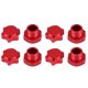 thumbnail image 4 of Cubierta antipolvo de tuerca adaptadora de bujes hexagonales de rueda de 17mm para coche HSP HOBAO TEAM C 1/8 RC (rojo), 4 of 10