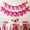 Hot Pink, variant on 1 String Halloween Decorations, Black Bow Garland Banner Decorations, Pre-Strung Satin Ribbon Bows for Birthday, Baby Shower, Bridal Shower, Coquette Girls Room, Bow Themed Party, Wedding