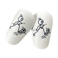 thumbnail image 4 of 2x2 Uds Mini Espinilleras De Fútbol Espinilleras Portátiles Equipo De Fútbol, 4 of 8
