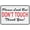 Warning Sign 2, variant on Please Use Back Door (Left Arrow) Sign 8"x12" Inch Rust Free Aluminum Easy To Read & Sturdy Keep Out Outdoor Metal Signs For Home Farm Yard