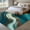 Green, variant on Area Rug for Living Room, Teal Marble Non-Slip Indoor Large Carpet for Bedroom/Dining Room, Modern Abstract Gold Fluid Art Washable Low-Profile Rectangle Floor Runner Rugs - 5 x 8 Ft