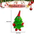 thumbnail image 3 of ​​LYINGF Animated Singing Christmas Tree Plush Decor - Battery-Operated Swinging Decor with 6 Holiday Songs & Glowing Lights for Festive Tabletop Atmosphere Creation​​, 3 of 4