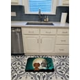 thumbnail image 3 of Carolines Treasures BB2320RUG Halloween Scary Dachshund Red Brown Machine Washable Memory Foam Mat, 3 of 4