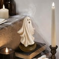 thumbnail image 4 of Luckky Ghost Incense Holder, Resin Halloween Cute Ghost Scents Burner, Ghost Smokes Backflow Incense Burner, Ghost Incense Holder for Halloween Party Decorations (7.5*4*3.2 inch), 4 of 6