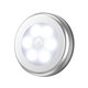 thumbnail image 5 of Toystoory Luz de decoración de dormitorio de luces nocturnas inalámbricas con sensor Concha redonda plateada luz blanca. 2Conjunto, 5 of 6