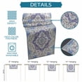 thumbnail image 6 of Table Runner - 72 Inch Long, Blue Purple Boho Kitchen Dining Table Runner Dresser Scarves, Vintage Abstract Art Floral Ethnic Tribe Farmhouse Decor for Coffee Tables Wedding Party Banquet, 6 of 8