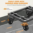 thumbnail image 4 of BouPower Set of 4 Heavy-Duty Car Wheel Dollies, 6000 LBS Capacity Vehicle Moving Dolly with Lockable Swivel Casters, Portable Tire Skate Mover for Car, SUV, ATV, Motorcycle, Truck, Trailer and Boat, 4 of 6