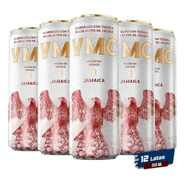 Pack De 12 VMC Jamaica con Tequila 355 ML