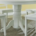 thumbnail image 3 of Bowery Hill Round Pedestal Dining Table in Antique White, 3 of 4