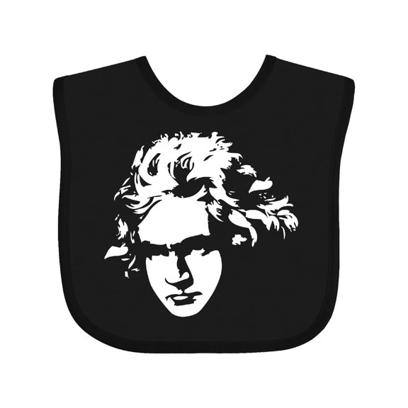 Inktastic Beethoven Classical Music Composer Boys or Girls Baby Bib