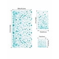 thumbnail image 4 of Turquoise Polka Dot Towel Set of 3, Soft Microfiber Bath Towels, Hand Towel, Washcloths, Modern Art Abstract Watercolor Dot Quick-Dry Absorbent Towels for Bathroom Kitchen Hotel Beach Gym Spa, 4 of 7
