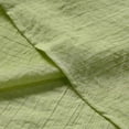 thumbnail image 6 of GUZOM Mens Gauze Long Sleeve Button Down Shirt Lightweight Breathable Wrinkle Resistant Casual Relaxed Fit Curved Hem Solid Green,Size S, 6 of 8