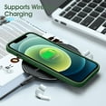 thumbnail image 6 of Liquid Silicone Case for iPhone 12 Mini (5.4''), [Scratch-Resistant, Anti-Fingerprint, Shockproof] Protective Slim Phone Case, 4-Layer Cover with Microfiber Lining, Silky-Soft Touch, Green, 6 of 14