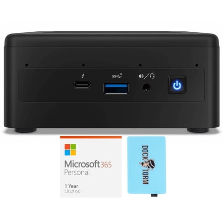Intel NUC Kit RNUC11PAHI30Z01 Home & Business Mini Desktop (Intel i3-1115G4 2-Core  Intel UHD  8GB RAM  2TB HDD (2.5)  Wifi  USB 3.2  HDMI  Win 10 Home) with Microsoft 365 Personal   Hub